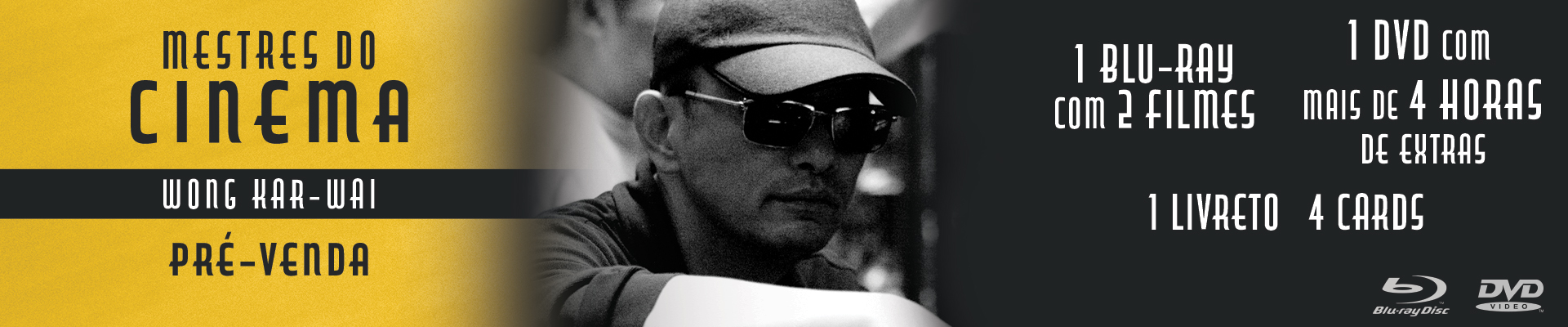 Pré-Venda Blu-ray: Mestres do Cinema: Wong Kar-Wai