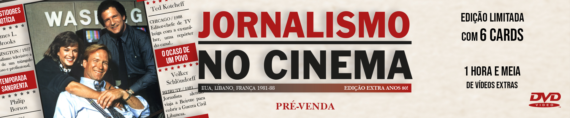 Jornalismo No Cinema: Edição Extra Anos 80!