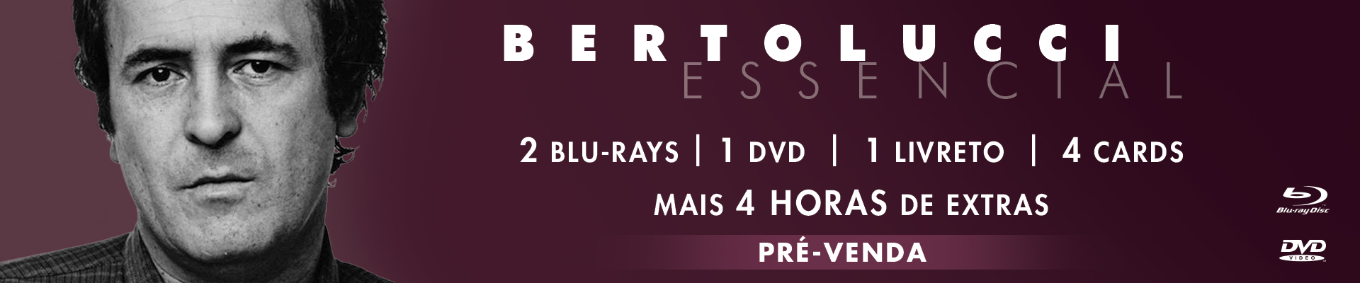 Pré-Venda Blu-ray: Bertolucci Essencial