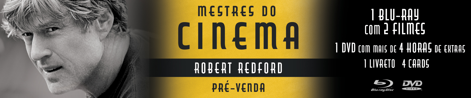 Blu-ray Mestres do Cinema: Robert Redford