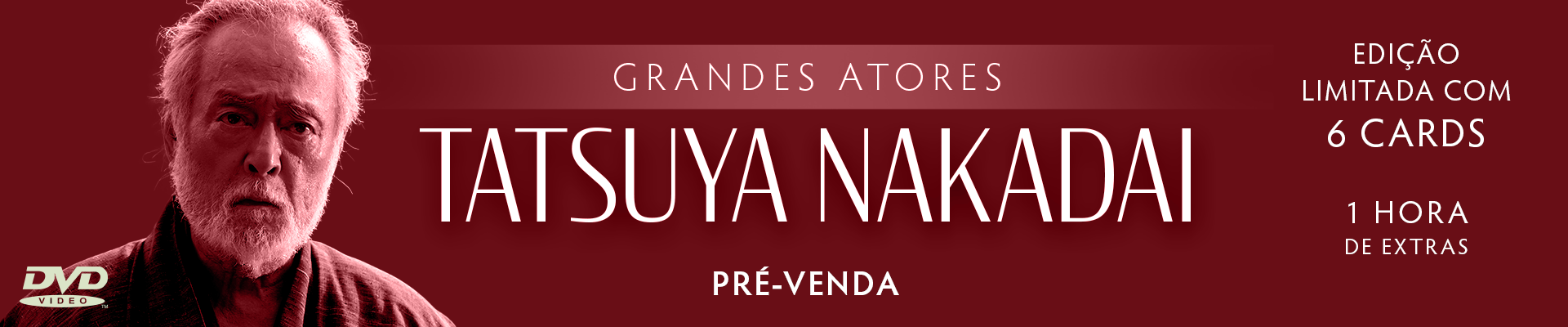 Pré-Venda DVD Grandes Atores: Tatsuya Nakadai