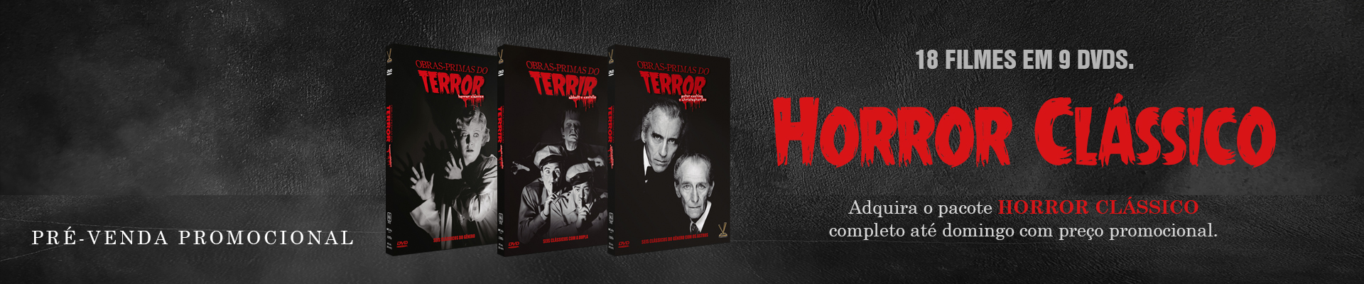 Pré-Venda Pacote: Horror Clássico 