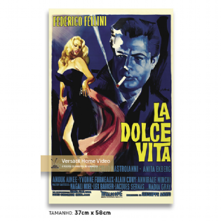 Pôster A Doce Vida - 37x58 cm.