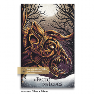 Pôster Pacto dos Lobos 02 37x58 cm