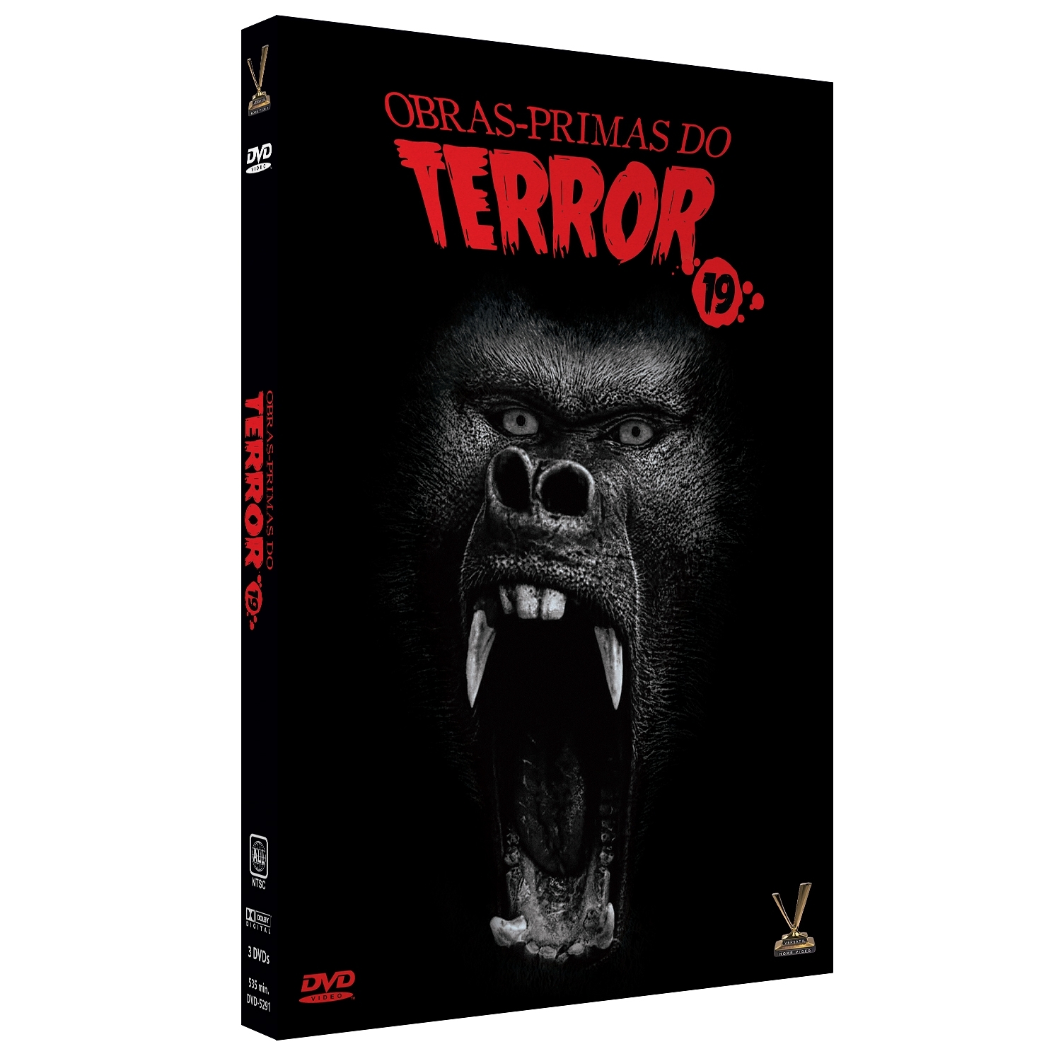 Obras-Primas do Terror Vol. 19 - Edição Limitada Com 7 Cards (3 DVDS)