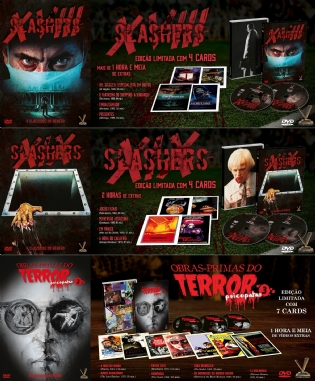 Lançamentos Pacote: Psicopatas no Cinema 3 (7 DVDs 15 Filmes)