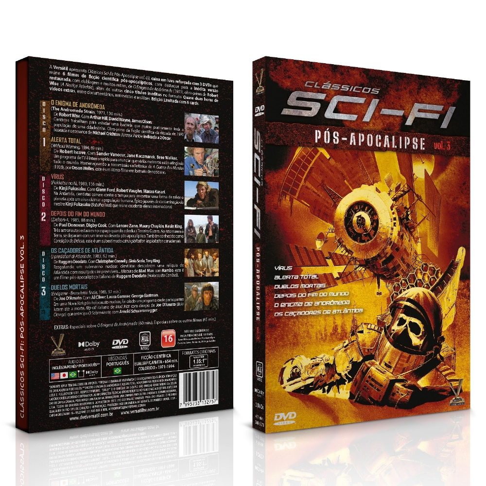 DVD - Clássicos Sci-Fi: Pós-Apocalipse Vol. 3